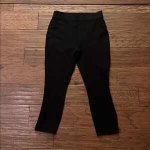 Spanx The Perfect Pant Stretch Ankle Length Black Size Medium Petite
